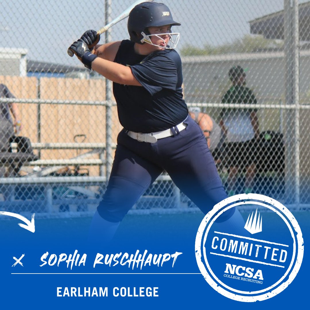 joycewellhoefer's tweet image. Congrats to RHP  @s_ruschhaupt26  for her commitment to Earlham College   #NCSAcommit
@NCSA_Softball