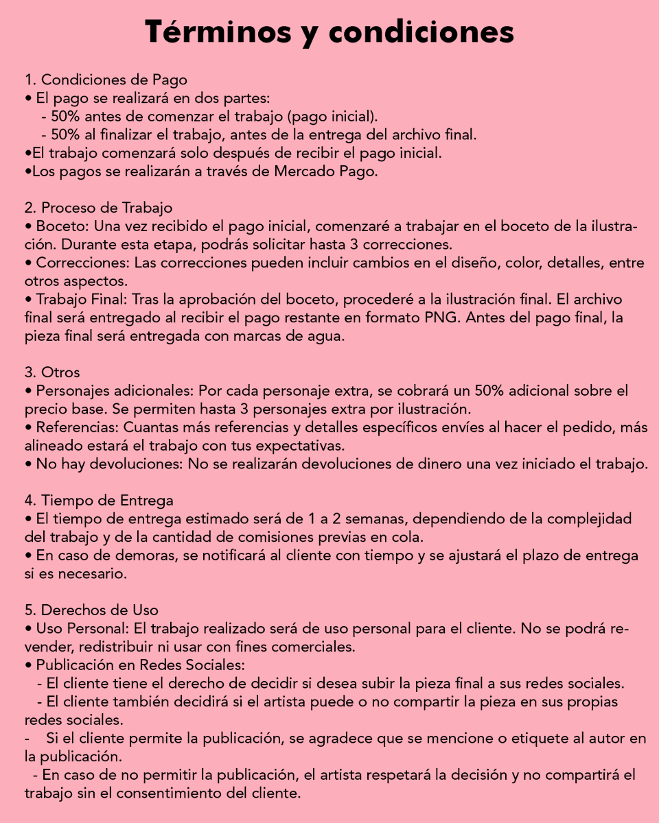 princessharuka9's tweet photo. Comisiones abiertas al fin :D
Únicamente para la Argentina.
Cualquier cosa me pueden contactar al privado aquí, en mi cuenta personal (PrincessHaruka7) o en mi Instagram (Princess_Haruka98). https://t.co/Tv3RBzvWBW