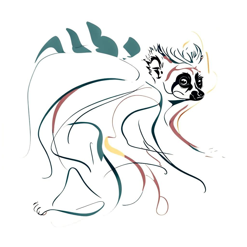 mscravata's tweet photo. Lemur’s Curiosity. Visit https://t.co/MWt78Be1Cg Lemurs embody curiosity and wonder, reminding us to explore and engage with the world. #lemurcuriosity #staycurious #animalmagic #digitalart #modernillustration #creativecreatures https://t.co/jSAfTGfyLx