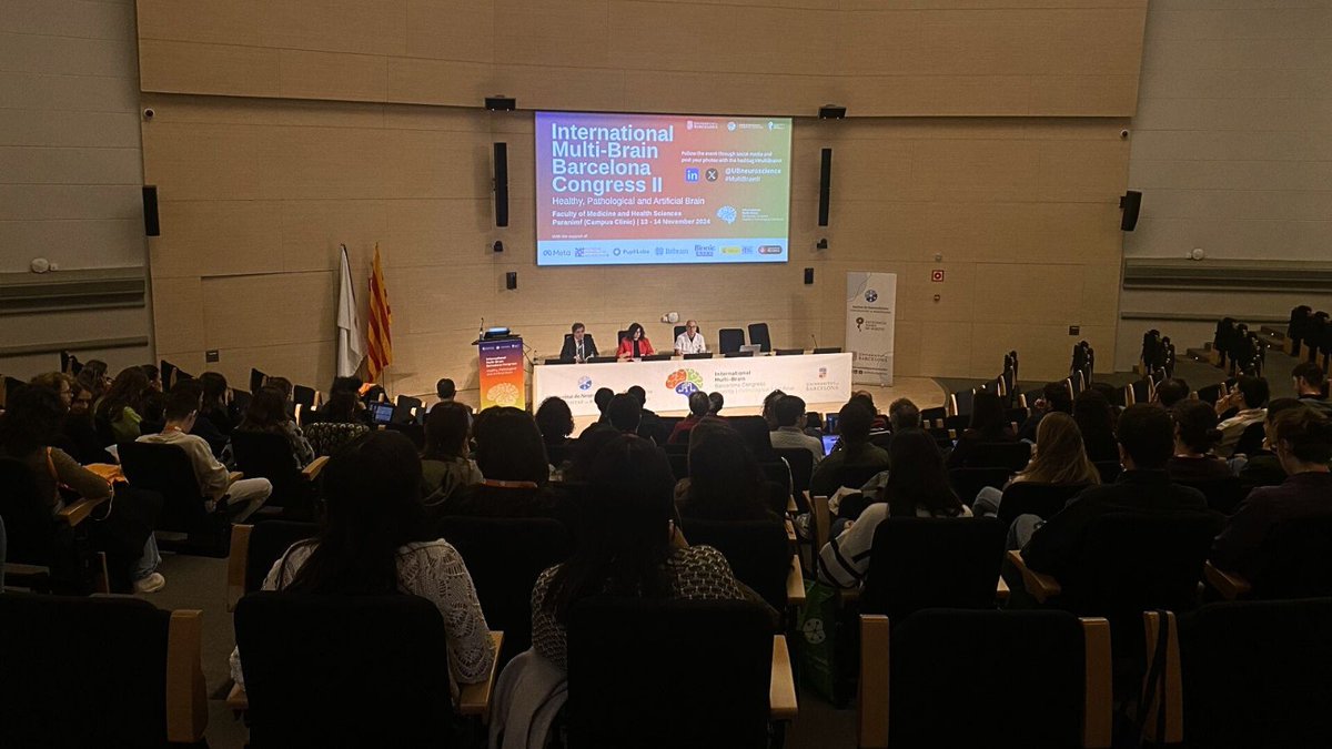 #RecercaUB | 🧠 El Congrés #MultiBrainII explora la complexitat de la funció cerebral humana des d’una perspectiva integradora que aborda la recerca sobre el cervell sa, el malalt i l’artificial.

🎓 L’han inaugurat Marta Ferrer, vicerectora d’Estudiants i Vida Universitària,