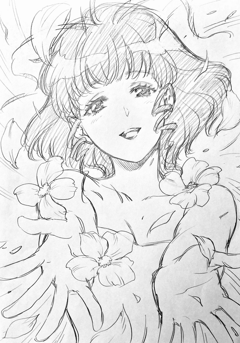 ラフ描き、クリィミーマミ

かわいく描きたいんだが、どうしてもあざとくなる😓 