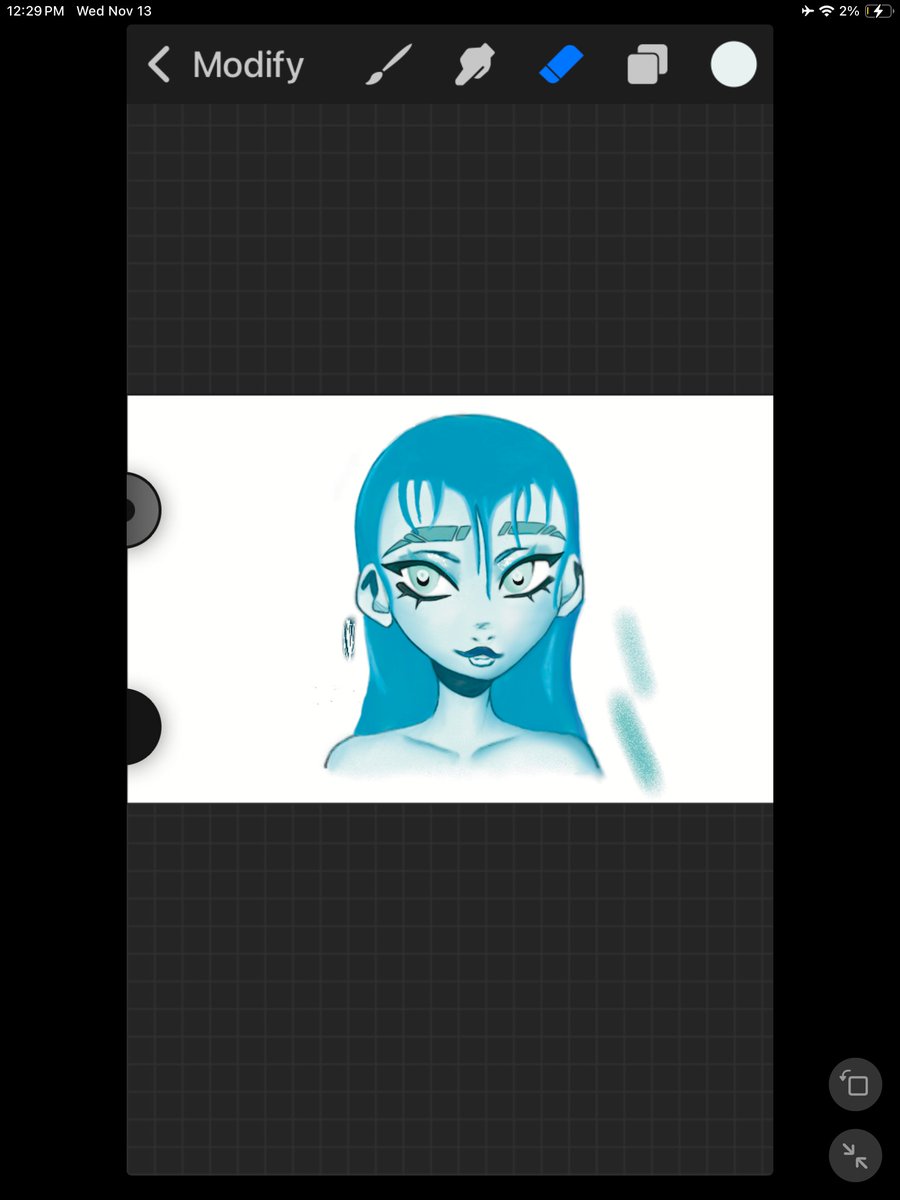BrownieeGalore's tweet photo. Where mypocreate pocket animators &amp; creators at ? 
im adding more details but how do I make it look more cartoony or animate my art  #needtips #Procreate #animeartist  #cartoonist #animedigitalart https://t.co/YLUtstwxzf