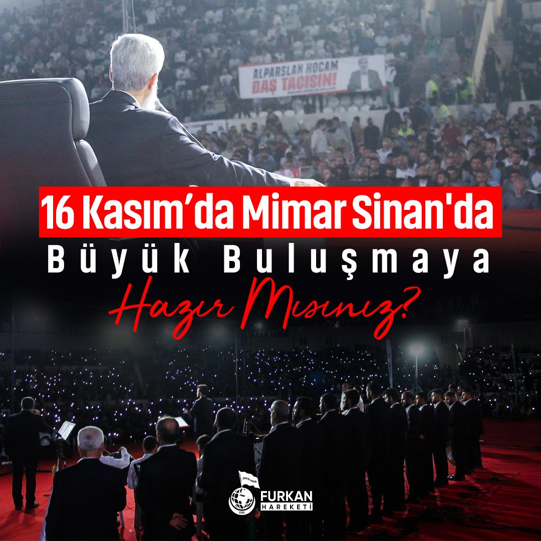16 Kasım'da Mimar Sinan'da Büyük Buluşmaya Hazır Mısınız? ✨ 

16Kasımda SENDEKATIL