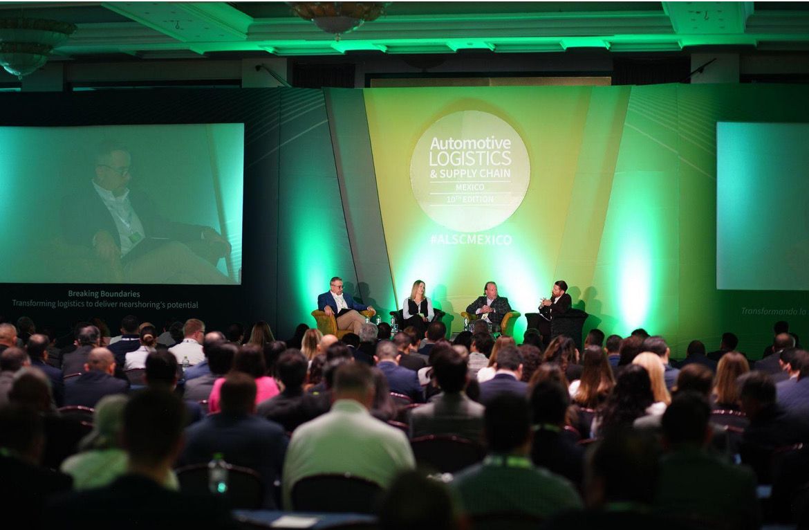 Our conference room is packed and ready to kick off #ALSCMEXICO Day 1! Our opening session featured Chris Styles, Nissan; Helen Quirke, CN and Tom Kretschmer, Ryder System, Inc., who discussed how nearshoring activities are driving new requirements in Mexico’s logistics network.