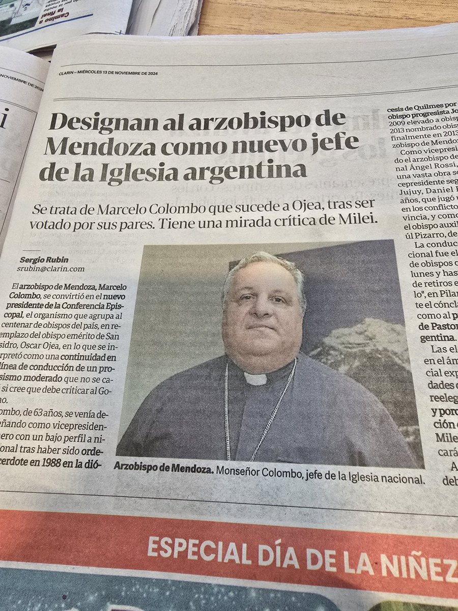 El nuevo capanga de la secta vinculada a los pedófilos
Ah se quejan del hambre pero ellos tienen sobre peso

<a href="/EpiscopadoArg/">Conferencia Episcopal Argentina</a> 
<a href="/Pontifex_es/">Papa León XIV</a>