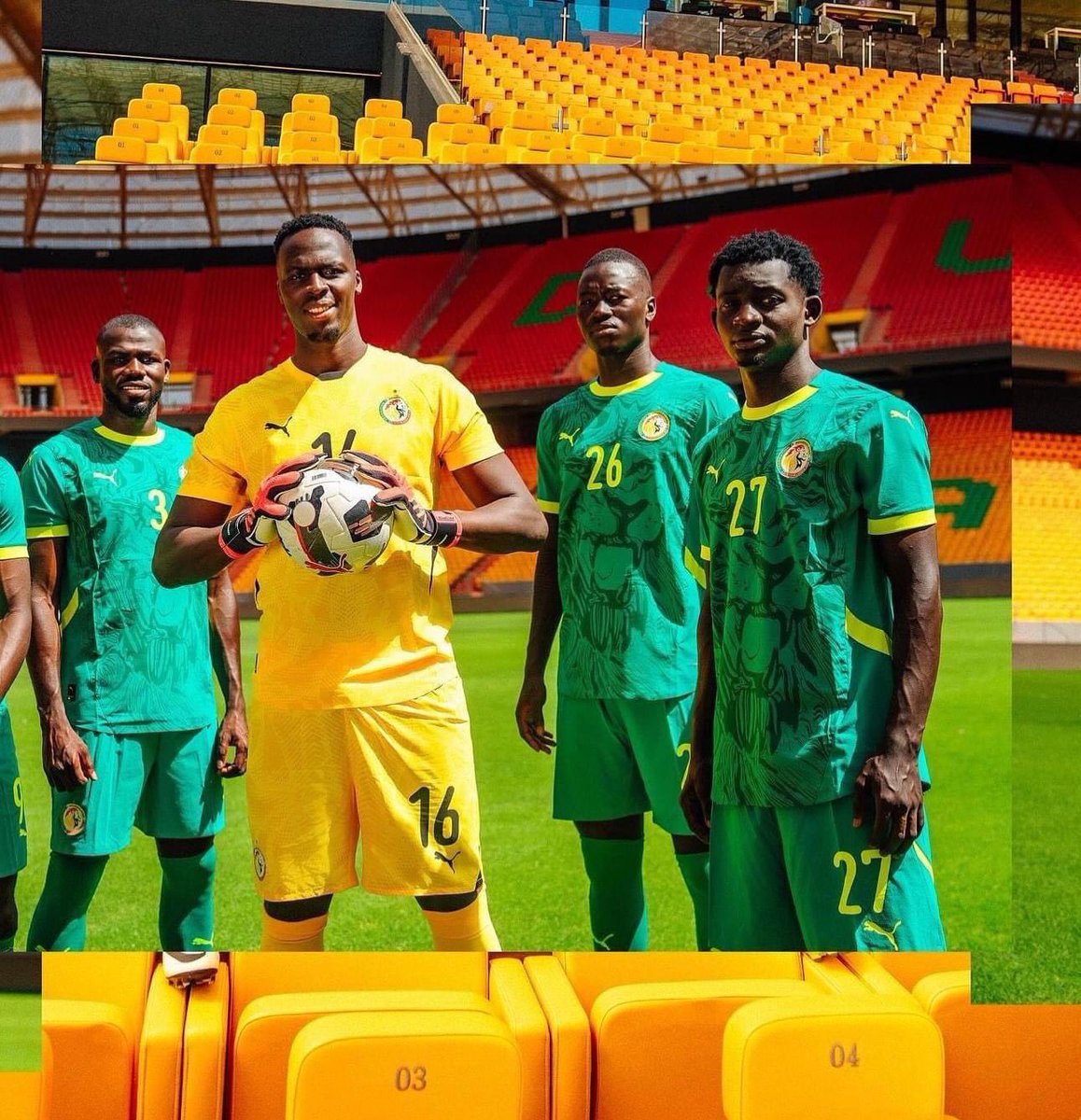 cissemodou6's tweet photo. Nos nouveaux maillots 💪🏾🇸🇳
@beinsports_FR 
#sport https://t.co/kkH6jXOkoo