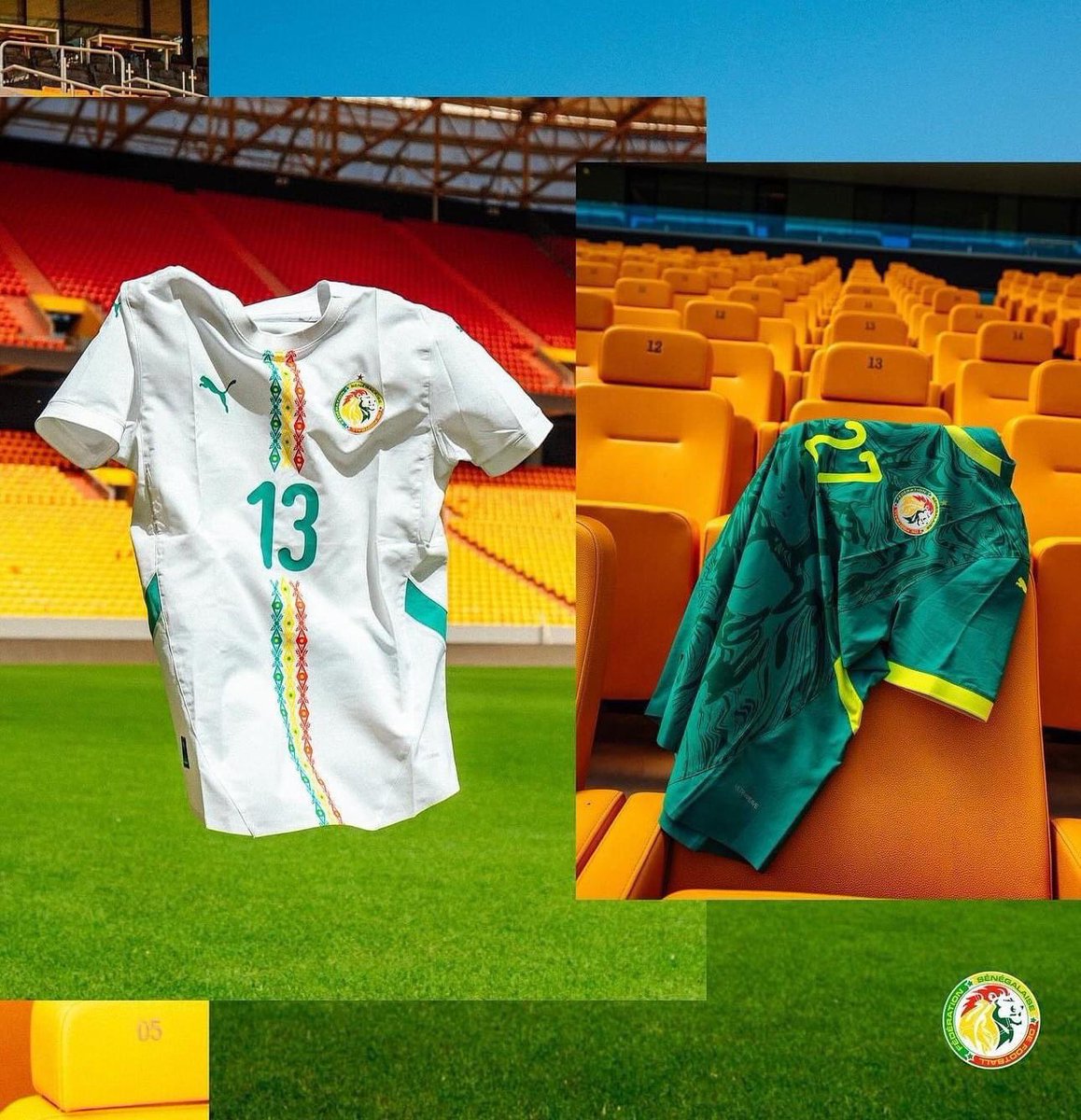 cissemodou6's tweet photo. Nos nouveaux maillots 💪🏾🇸🇳
@beinsports_FR 
#sport https://t.co/kkH6jXOkoo