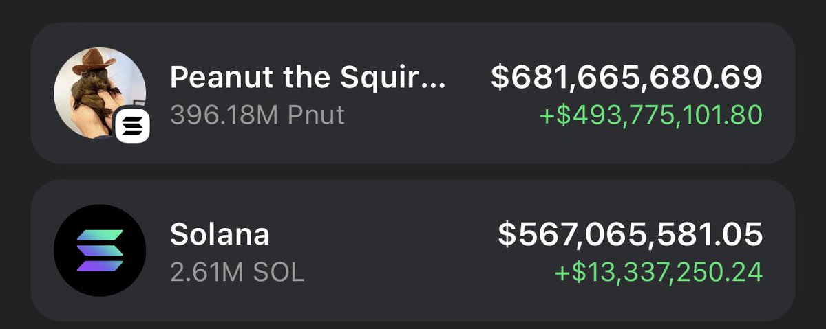 Bro, $PNUT changed my life.

If we don’t see $10B MC, I will send $100k to everyone that likes this post.