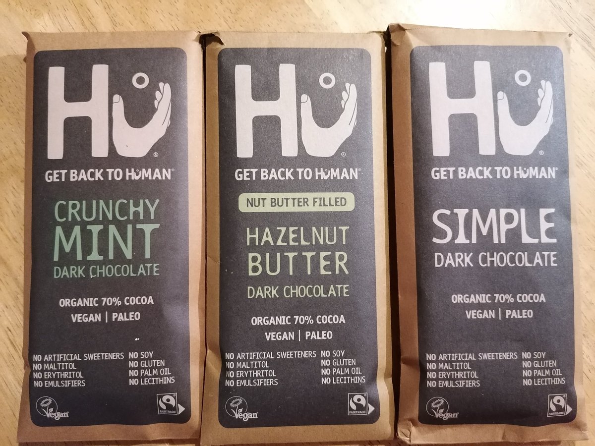 Anyone else tried these #vegan #chocolates from Hu? There are loads of flavours but these are my favourite 😊