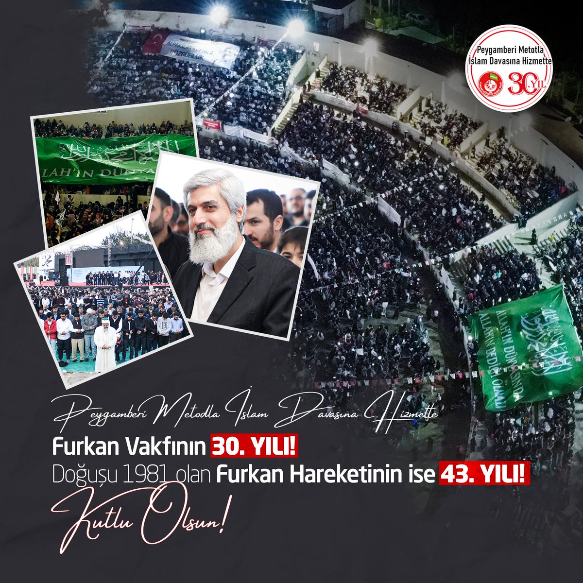 Cemaat olmak; Allah’ın rızasına yönelik ortak bir kararlılıktır.
Şuurlu bir birlikteliktir. 
Adanmışlığı ve aidiyeti hisseden Müslümanlar topluluğudur.

16Kasımda SENDEKATIL
#FurkanHareketi43Yaşında
#FurkanVakfı30Yaşında