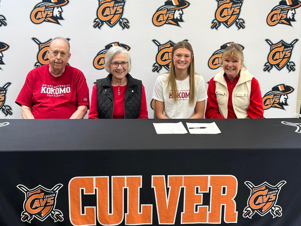 <a href="/ihsvca/">IHSVCA</a> <a href="/ihsaavb/">ＩＨＳＡＡｖｂ</a> <a href="/IndianaPrepVB/">IndianaPrepVolleyball.com</a> @giantfmrandy
<a href="/wkvisports/">Nate and Hank</a> @culver_community_schools
<a href="/ValTsports/">Val Tsoutsouris</a> @michianavolleyball
#cavaliervolleyball
<a href="/IUKVB/">IU Kokomo Volleyball</a> 
Congratulations <a href="/BerndtBrynn/">Brynn Berndt</a>!  
She will be continuing her academic and athletic career at Indiana University Kokomo!