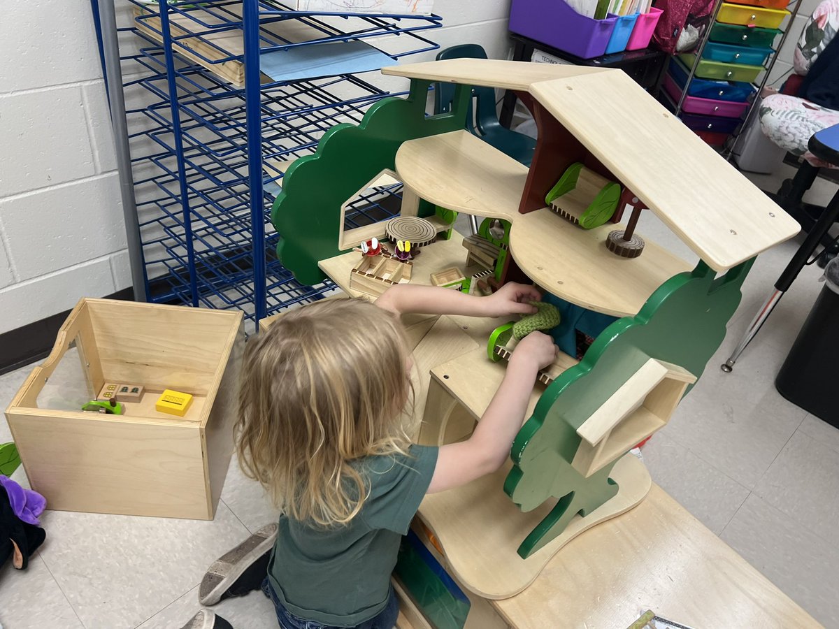 Rain means extra center time in PreK! <a href="/Supt_Hamlett/">Dr. Versie R. Hamlett</a> <a href="/FCPSchoolsTN/">Fayette County Public Schools</a>