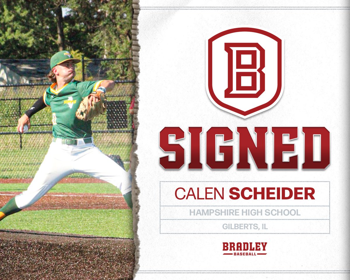 𝙎𝙄𝙂𝙉𝙀𝘿✍️

Welcome to Bradley, Calen! #GoBraves