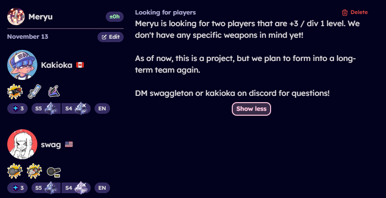 Meryu is reforming as a team! We are currently looking for two new members. 

❤️ &amp; ♻️ are very much appreciated!