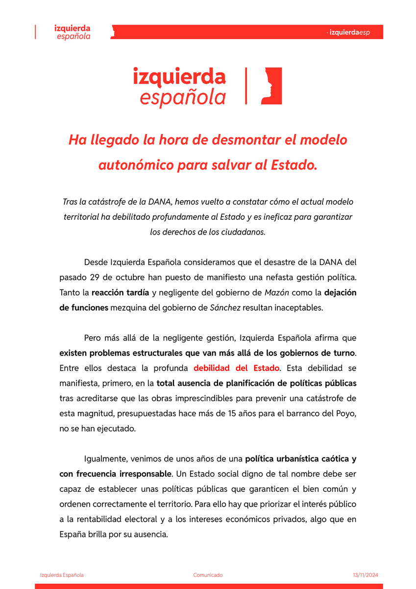Izquierda Española tweet media
