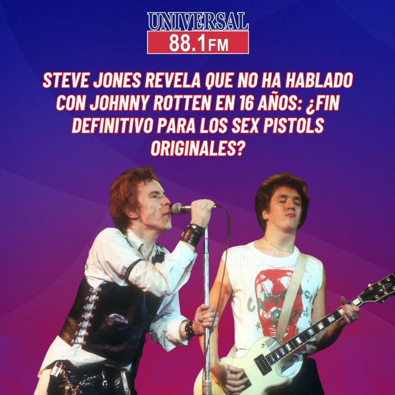 universal881fm's tweet image. Steve Jones confirma que no ha hablado con Johnny Rotten desde 2008 😳 pero los Sex Pistols siguen girando. ¡Vuelven en 2025! 🤘 #SexPistols #PunkLegends

Checa toda la info aquí 👉 lc.cx/hRgvHP