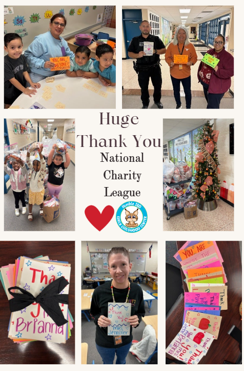 Humble ISD Early Childhood Center (@humbleisd_ecc) on Twitter photo It brings us to tears the constant GENEROSITY, LOVE and CARE that the community has for our youngest learners! The National Charity League has overwhelmed us with so much! We are so appreciative! <a href="/HumbleISD/">Humble ISD</a> It brings us to tears the constant GENEROSITY, LOVE and CARE that the community has for our youngest learners! The National Charity League has overwhelmed us with so much! We are so appreciative! <a href="/HumbleISD/">Humble ISD</a>