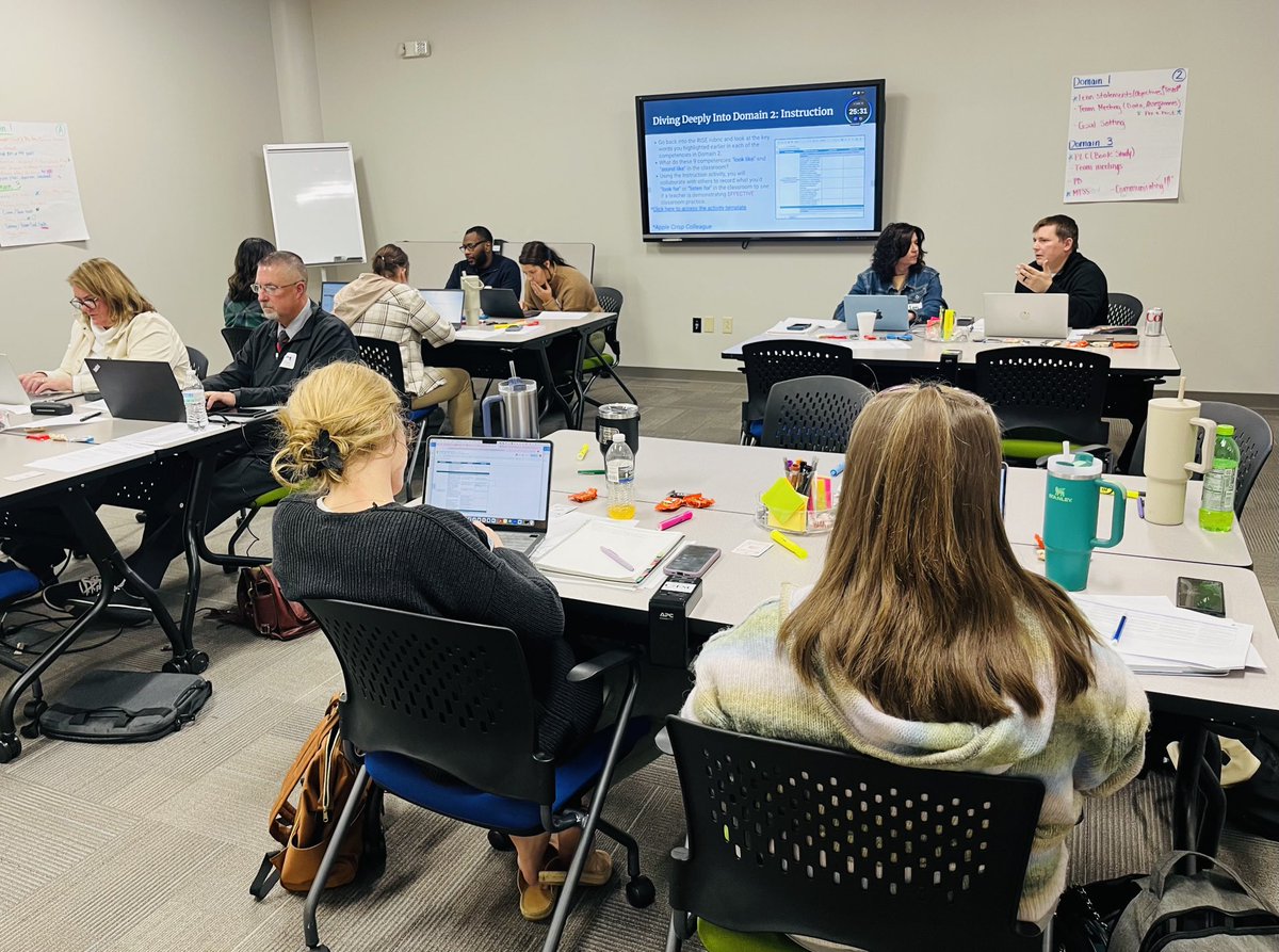 This great group of administrators was such a treat to spend the day with! They participated in RISE Teacher Evaluation training at CIESC and remained engaged until the end. 🫶🏾 ⁦<a href="/KeepINLearning/">Keep Indiana Learning</a>⁩ ⁦<a href="/CIESCtweets/">CIESC</a>⁩