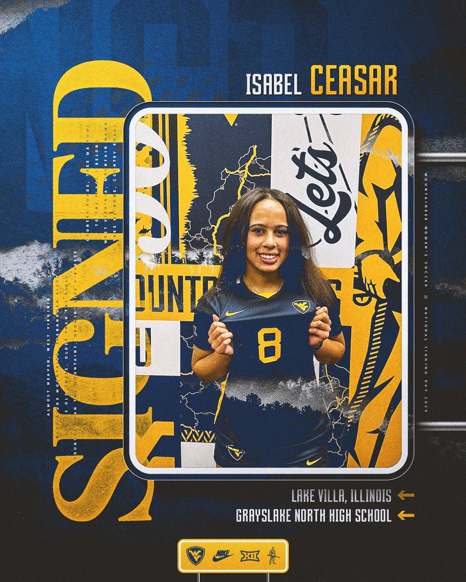 WVU Women's Soccer (@wvuwomenssoccer) on Twitter photo ๐ข๐ฒ๐ฐ๐ท๐ฎ๐ญ โ๏ธ
๐๏ธ Isabel Ceaser
โฝ Defender
๐ Lake Villa, Ill.
#HailWV | <a href="/IzzyCeaser/">Izzy Ceaser</a> ๐ข๐ฒ๐ฐ๐ท๐ฎ๐ญ โ๏ธ
๐๏ธ Isabel Ceaser
โฝ Defender
๐ Lake Villa, Ill.
#HailWV | <a href="/IzzyCeaser/">Izzy Ceaser</a>