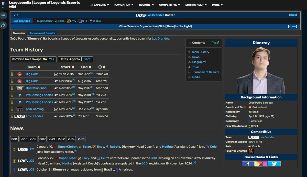 🚨 ATENÇÃO

Temos a honra de receber <a href="/dionrraylol/">João Pedro Barbosa</a> como Coach na Invokers.

8 anos de CBLOL, CBLOL 2021 Champion e 5x finalista.
Tá bom pra vocês ou querem mais alguma coisa?

Um dos coachs mais experientes e conhecidos da nossa região.

Dionrray estará conosco por tempo