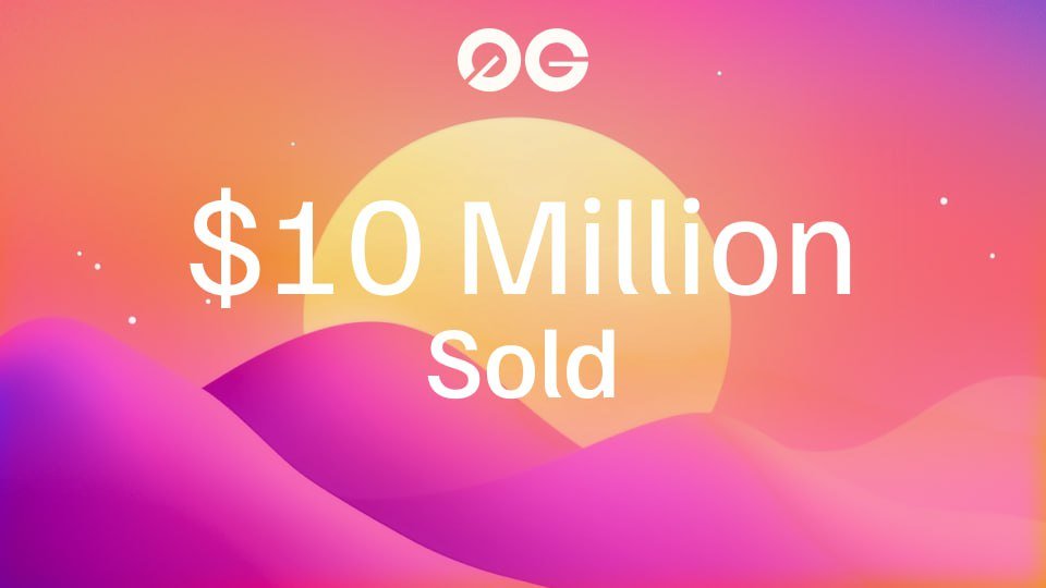 0G_labs's tweet photo. Milestone Reached! 🫡

We’re thrilled to announce that the 0G AI Alignment Node Sale has hit $10 million in support! 🌐 

This is a huge step forward for decentralized AI as a public good, where transparency, security, and community come first.

Thanks to our incredible community for believing in a trustless future for AI! Let’s continue building the foundation for scalable, decentralized AI together.

#nodesale
