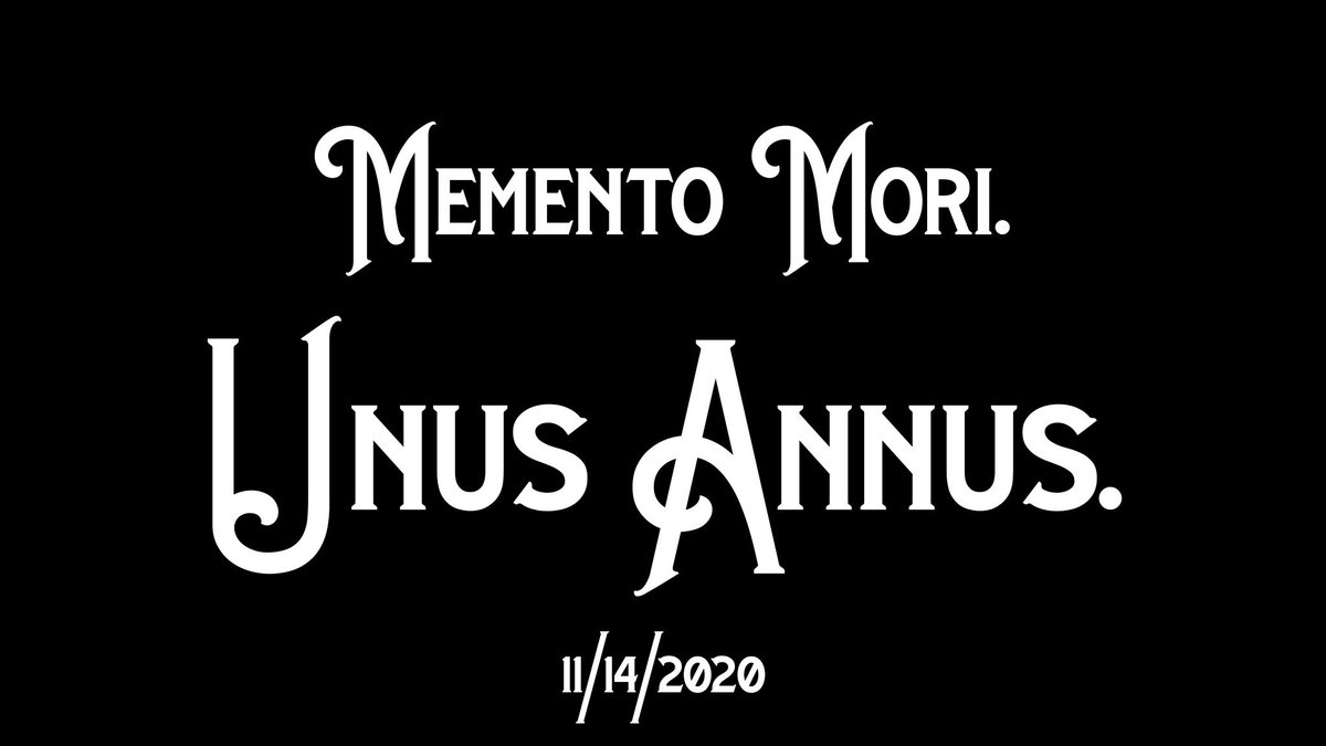 once again, another unus annus passes by and the memories fade from consciousness a bit more with each new day…