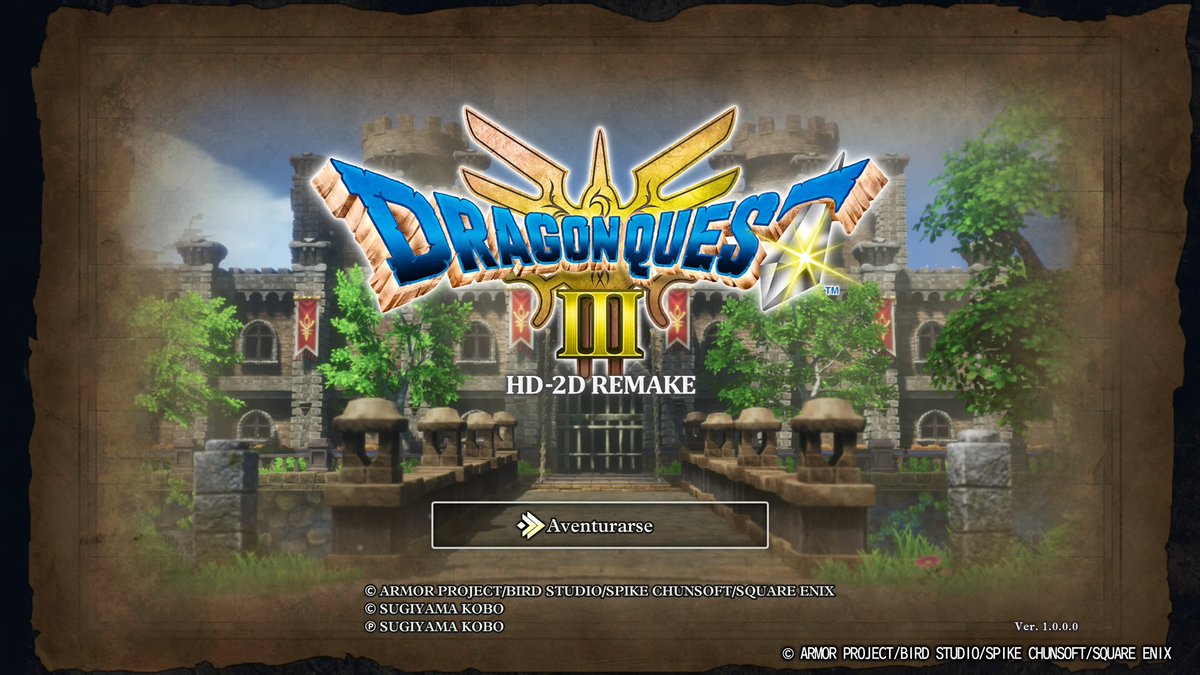 Toca empezar de nuevo la aventura que lo empezó todo…¡A ver qué tal le sienta esta renovada imagen! #DQ3HD2D