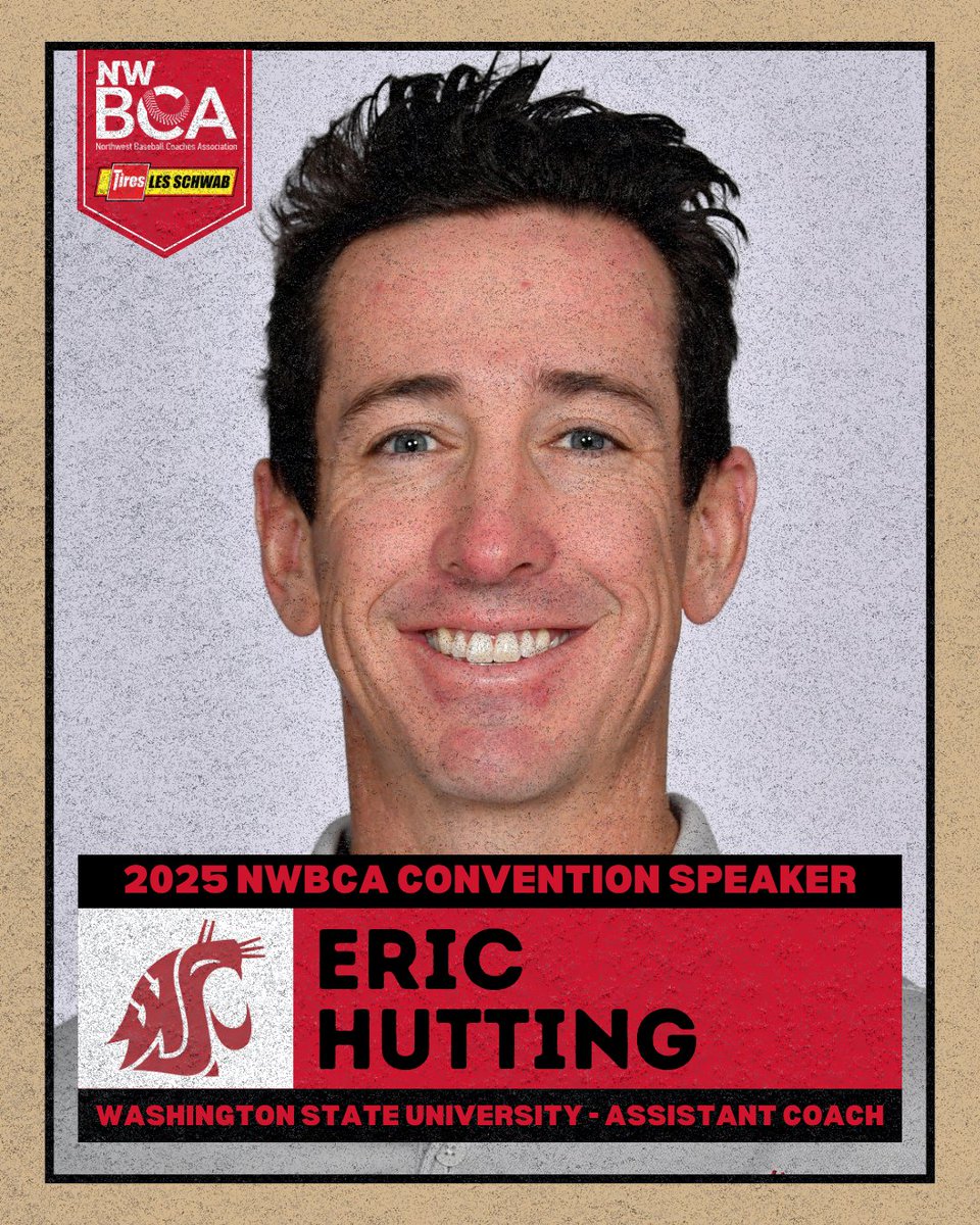 nwbca's tweet photo. Calling all Cougs! Coach Hutting of @WSUCougarBSB is set to speak at the 2025 NWBCA Convention presented by @lesschwabtires. Discover, share and learn Jan. 24-26 in PDX. For more info &amp; to sign-up visit https://t.co/qxRFo8hS1t 💪⚾ #GoCougs https://t.co/N85AIfPIyR