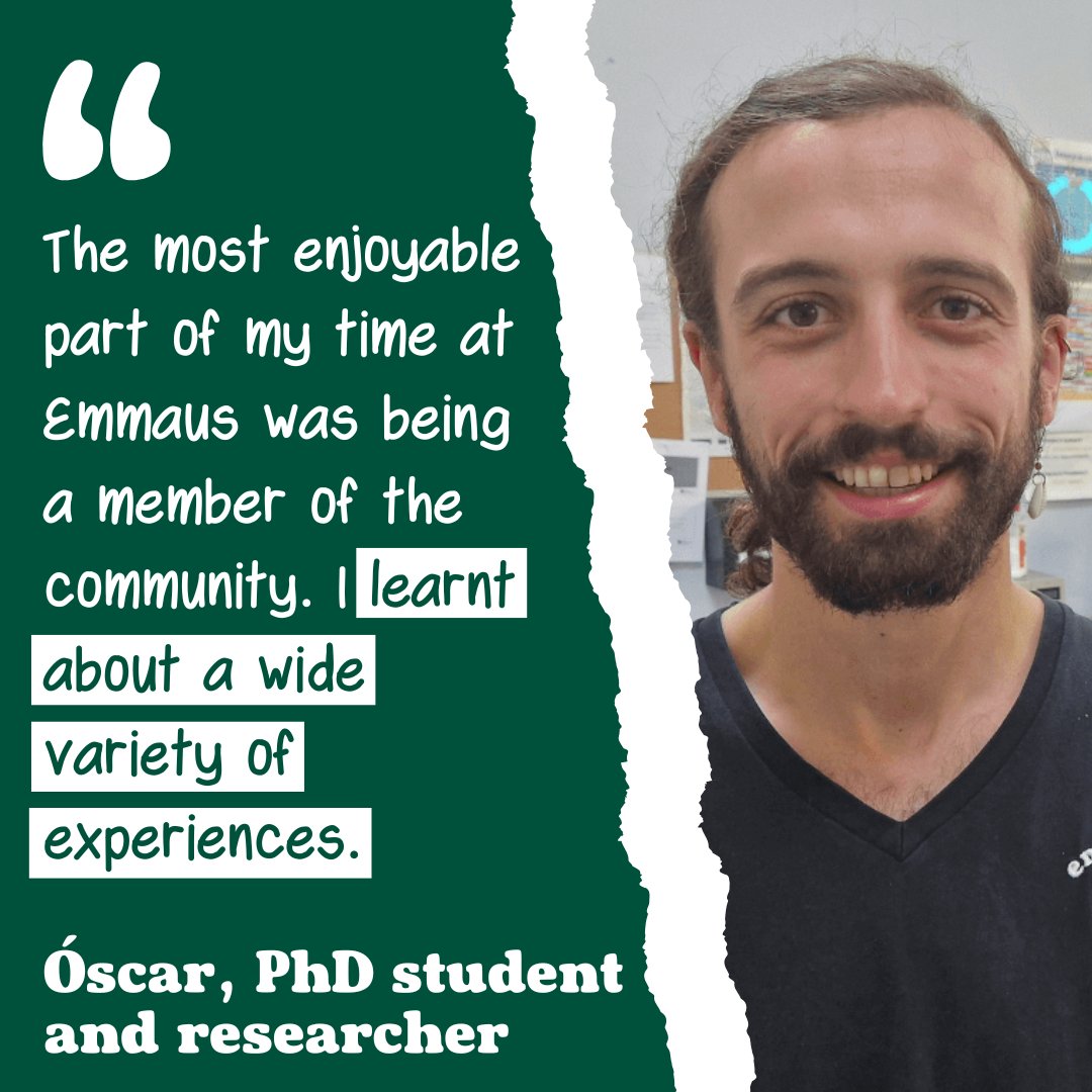 Emmaus UK (@emmausuk) on Twitter photo We are forging new relationships across the UK and abroad, including with Spanish PhD student Óscar Páramo-Telle, who spent two weeks at <a href="/EmmausCambridge/">Emmaus Cambridge</a> to learn more about our unique model to break the cycle of homelessness. We are forging new relationships across the UK and abroad, including with Spanish PhD student Óscar Páramo-Telle, who spent two weeks at <a href="/EmmausCambridge/">Emmaus Cambridge</a> to learn more about our unique model to break the cycle of homelessness.