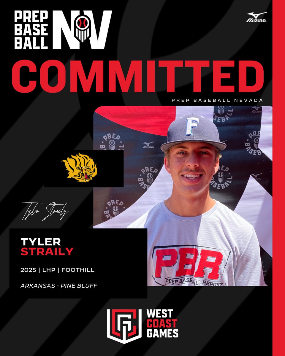 Prep Baseball Nevada (@prepbaseballnv) on Twitter photo ๐จ๐๐๐๐๐๐๐๐๐๐ ๐๐๐๐๐๐จ
'25 LHP Tyler Straily (Foothill) has announced his commitment to the University of Arkansas at Pine Bluff.
Straily impressed at the WCG's, running his FB up to 87.1mph.
๐ค loom.ly/9wJ22uY | <a href="/StrailyTyler/">Tyler Straily 2025</a> ๐จ๐๐๐๐๐๐๐๐๐๐ ๐๐๐๐๐๐จ
'25 LHP Tyler Straily (Foothill) has announced his commitment to the University of Arkansas at Pine Bluff.
Straily impressed at the WCG's, running his FB up to 87.1mph.
๐ค loom.ly/9wJ22uY | <a href="/StrailyTyler/">Tyler Straily 2025</a>