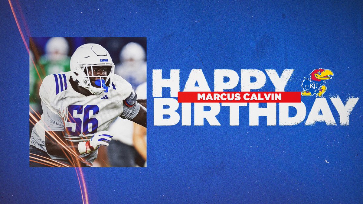 Lance Leipold (@coachleipold) on Twitter photo Let’s all wish our Jayhawk Family member <a href="/MarcusCalvin2/">Marcus “Big Cheese” Calvin 🖤</a> a very Happy Birthday! Marcus, enjoy your special day!
#RockChalkBirthday Let’s all wish our Jayhawk Family member <a href="/MarcusCalvin2/">Marcus “Big Cheese” Calvin 🖤</a> a very Happy Birthday! Marcus, enjoy your special day!
#RockChalkBirthday