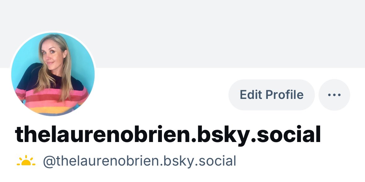 Same handle, different picture on that other Blue app that I’ll definitely not forget to engage with.