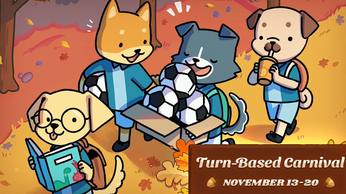 Check out these grids - Pup Champs is taking part in the Turn-Based Carnival, happening on Steam from Nov 13rd till 20th! 

Link: buff.ly/4hynxUL