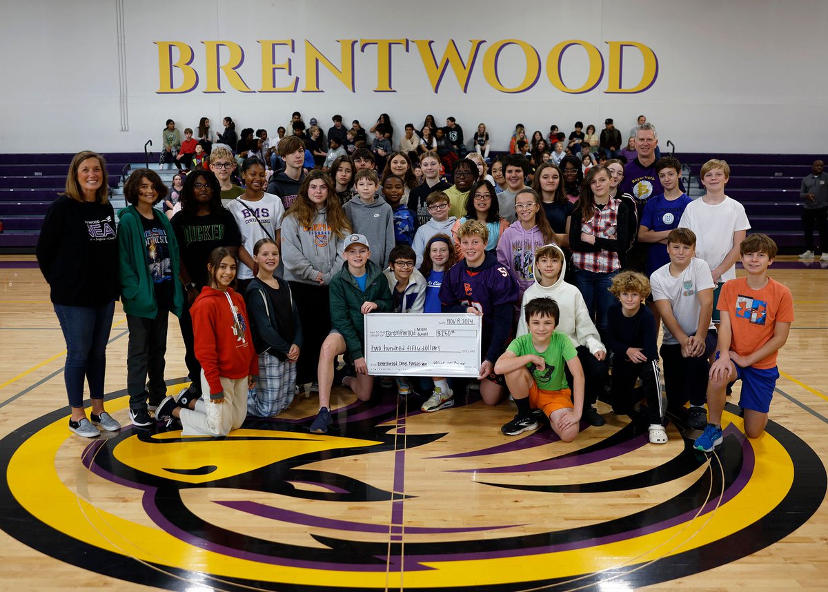 Brentwood School District (@bsdeaglesmo) on Twitter photo Last Friday, the City of Brentwood presented Brentwood Middle School students and staff with a $250 check for taking first place in this yearโs Brentwood Days Parade!
Way to go, BMS Eagles!
#TheBrentwoodWay ๐๐๐
๐: <a href="/BrentwoodMO/">City of Brentwood</a> Last Friday, the City of Brentwood presented Brentwood Middle School students and staff with a $250 check for taking first place in this yearโs Brentwood Days Parade!
Way to go, BMS Eagles!
#TheBrentwoodWay ๐๐๐
๐: <a href="/BrentwoodMO/">City of Brentwood</a>
