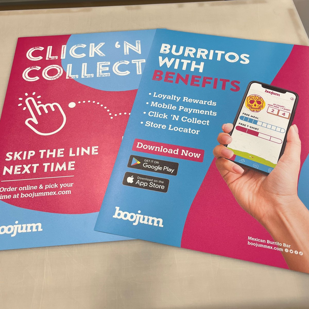 kaizenprint's tweet image. Check out these vibrant posters printed for @boojummex 🌯

Our waterproof posters are perfect for this time of year- are designed to withstand the unpredictable elements of Irish and UK weather! 🌦️

#posterprinting #posters #kaizenprint #notyouraverageprinters