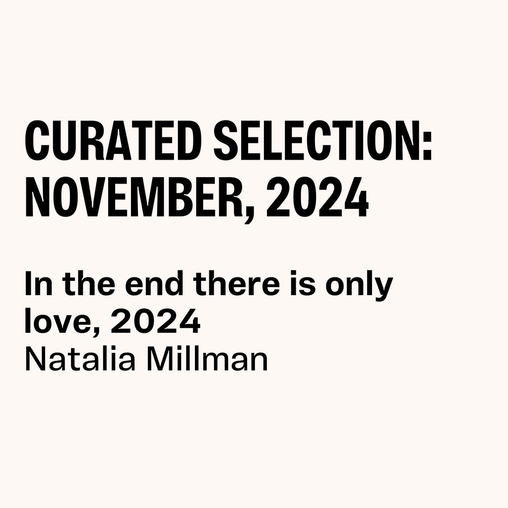 Axis (@axisweb) on Twitter photo This month Artist and Axis Trustee Holly Slingsby <a href="/hollyslingsby/">holly jane slingsby</a> curated a selection of Axis Memberâs work entitled, âMourningâ. View the complete selection through the link in bio.
In the end there is only love, 2024
Natalia Millman
@nataliamillmanart This month Artist and Axis Trustee Holly Slingsby <a href="/hollyslingsby/">holly jane slingsby</a> curated a selection of Axis Memberâs work entitled, âMourningâ. View the complete selection through the link in bio.
In the end there is only love, 2024
Natalia Millman
@nataliamillmanart