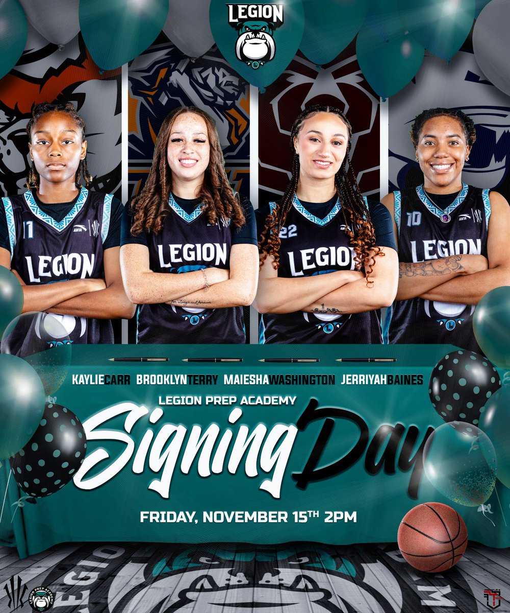 Friday, Nov. 15 — We will celebrate 4 of our seniors on their next journey. 

🖤🤍🐶

#WeAreLegion ✖️#CollegeDevelopment