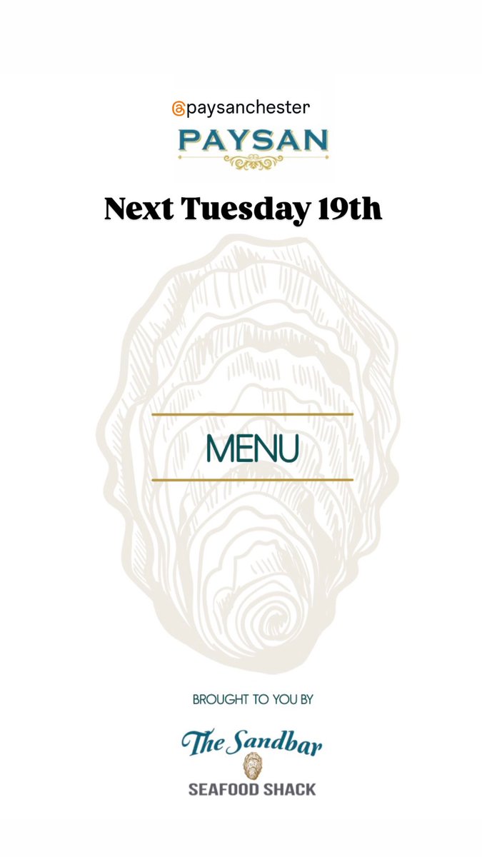 So many things to choose, but so little time, but don’t worry possums, they’ll be lots of wine. The Sandbar Kitchen does the Tuesday Takeover <a href="/PaysanChester/">Paysan</a> 19/11/24