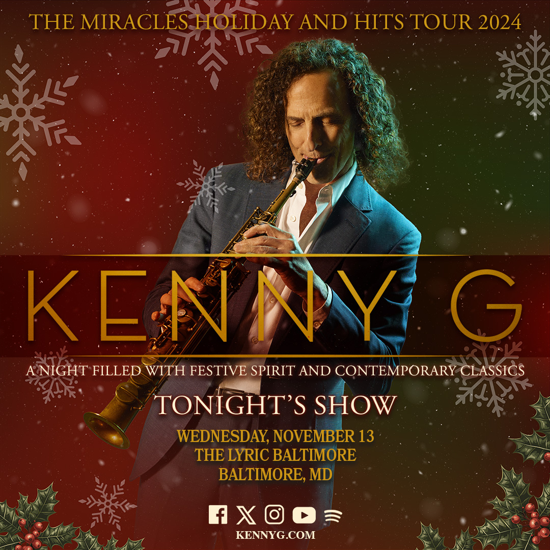 Tonight, I’m kicking off the Miracles Holiday &amp; Hits Tour at The Lyric Theatre in Baltimore! I can’t wait to see you all there and share this special evening with you!
