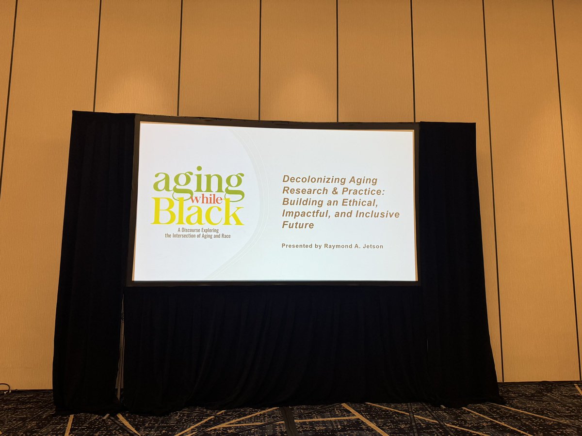 Black in Gerontology & Geriatrics tweet media