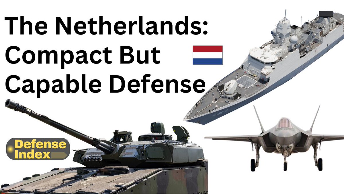 DefenseIndex's tweet image. Learn about the Netherlands' capabilities for defending itself and contributing to the defense of its allies in this YouTube video: youtube.com/watch?v=zVdoAB…