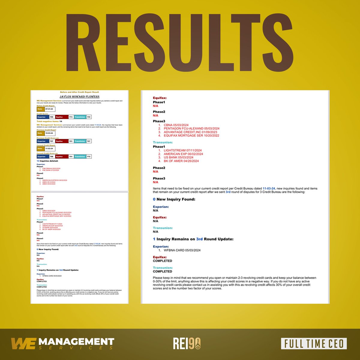 MrWillRoundtree's tweet photo. Results are in! REI90 student Jaylon Flowers has closed on his 2nd property, removed 14 credit inquiries, and is opening his 2nd SPV to secure more funding. He’s growing his portfolio with our partners! #CreditRepair #REI90Success #RealEstateInvestment #BusinessFunding https://t.co/62IK6qU3jQ