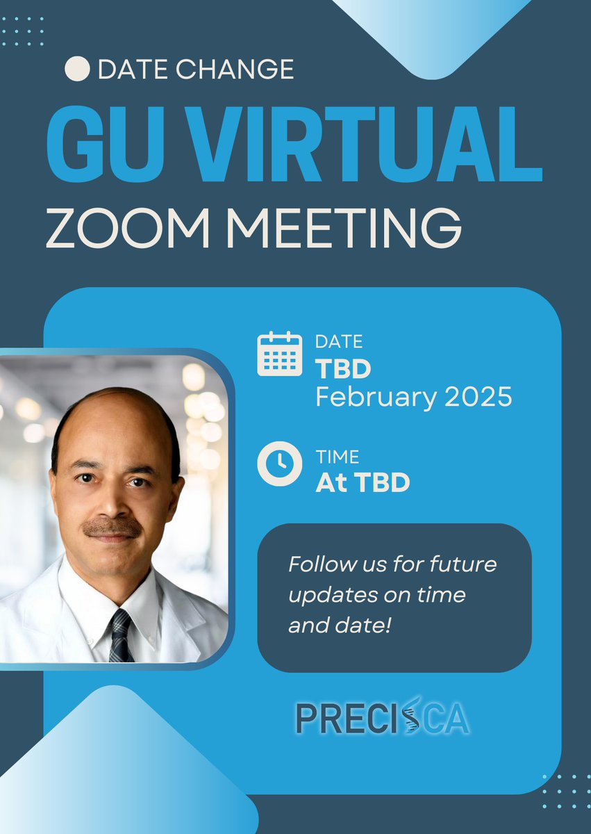 Thank you to everyone who attended our Lung Virtual with Narjust Florez, MD

Our GU Virtual Series with Guru Sonpavde, MD has been postponed until after GU ASCO in February 2025. Date/Time TBA