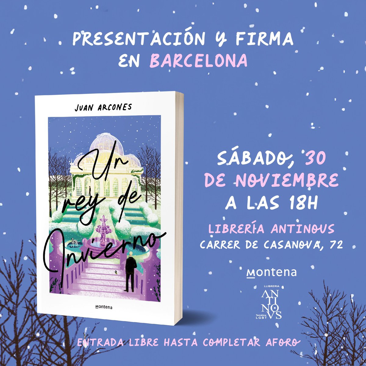 Vuelve el Santino tour 👑❄️ Y esta vez en invierno. Aquí os dejo las primeras fechas de estas próximas dos semanas de presentaciones de ‘Un rey de invierno’. Tengo unas ganas de reencontrarme con vosotros y vosotras que no sabéis 🫣🫣🫣