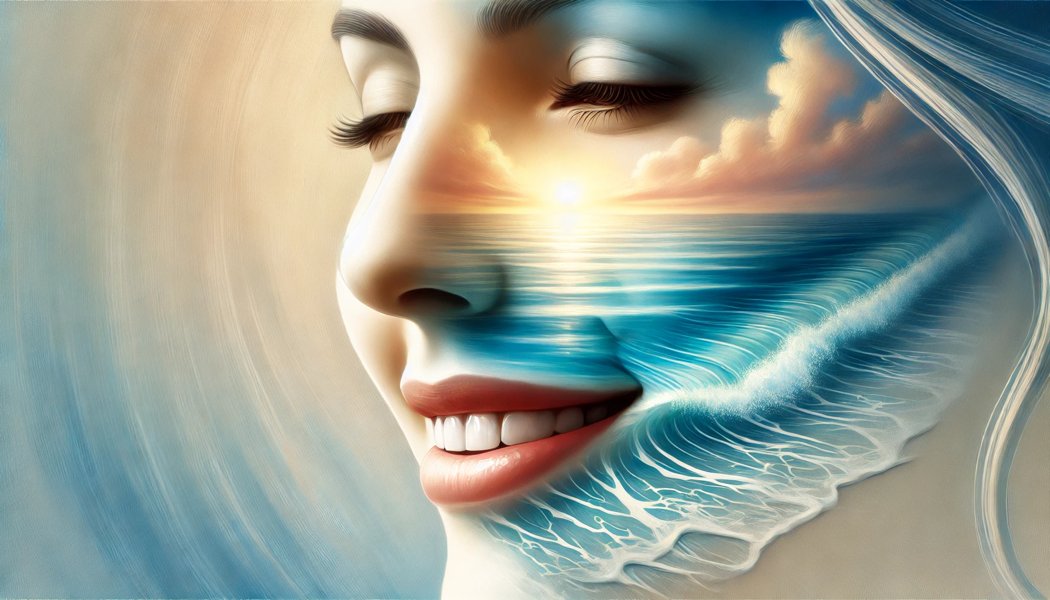 Su sonrisa tiene vistas al mar ©️