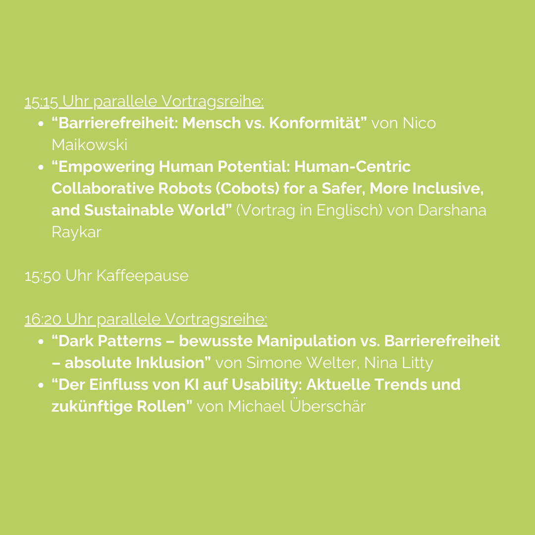 World Usability Day München tweet media