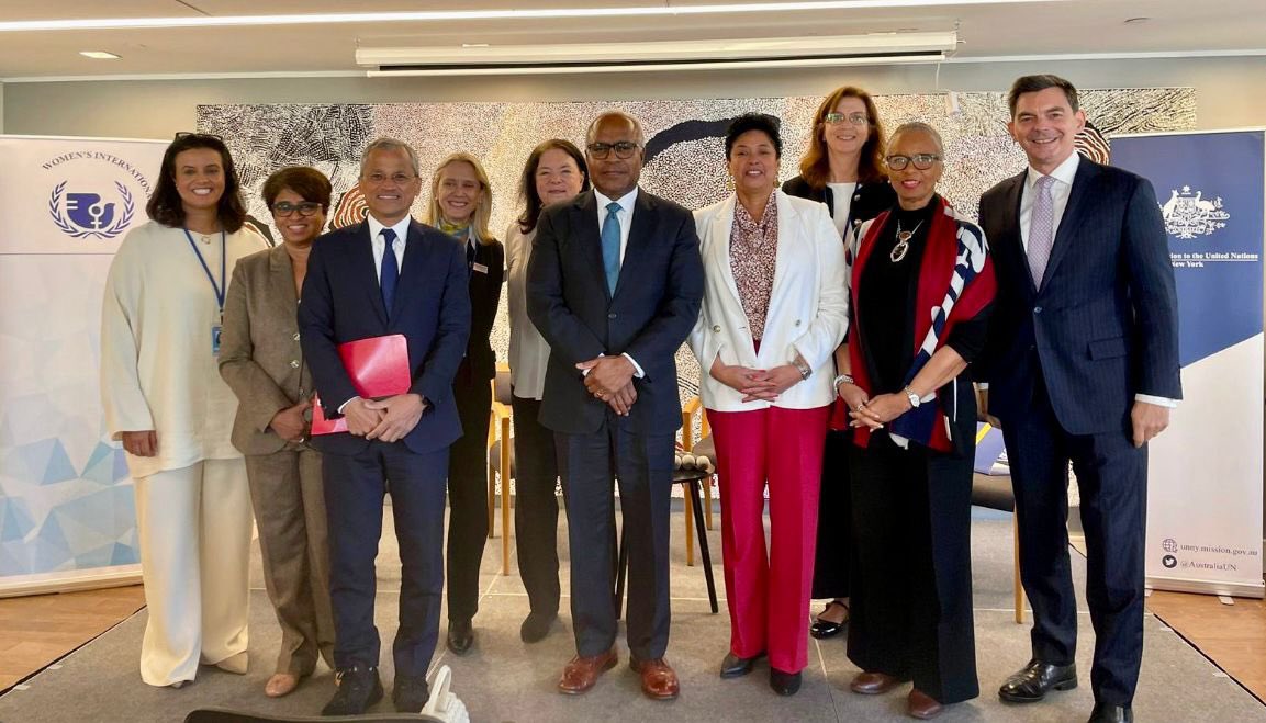 The prosperity of small island developing states matters deeply to Australia.

Pleased to host an engaging discussion around small states in the international system with the <a href="/WIF_UN/">WIF UN</a>.

Thanks to panellists H.E. <a href="/BurhanGafoor/">Burhan Gafoor</a>, H.E. <a href="/ingarhondaking/">I. Rhonda King</a> and H.E. Filipo Tarakinikini.