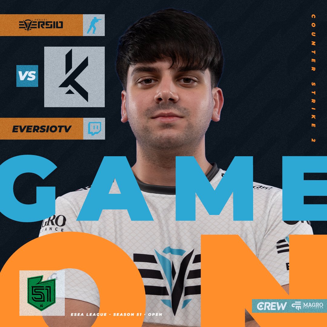 [CS2] We're facing Kiraria in ESEA Open tonight at 20:30. Go big or go home. ✊

#EverWin 💙