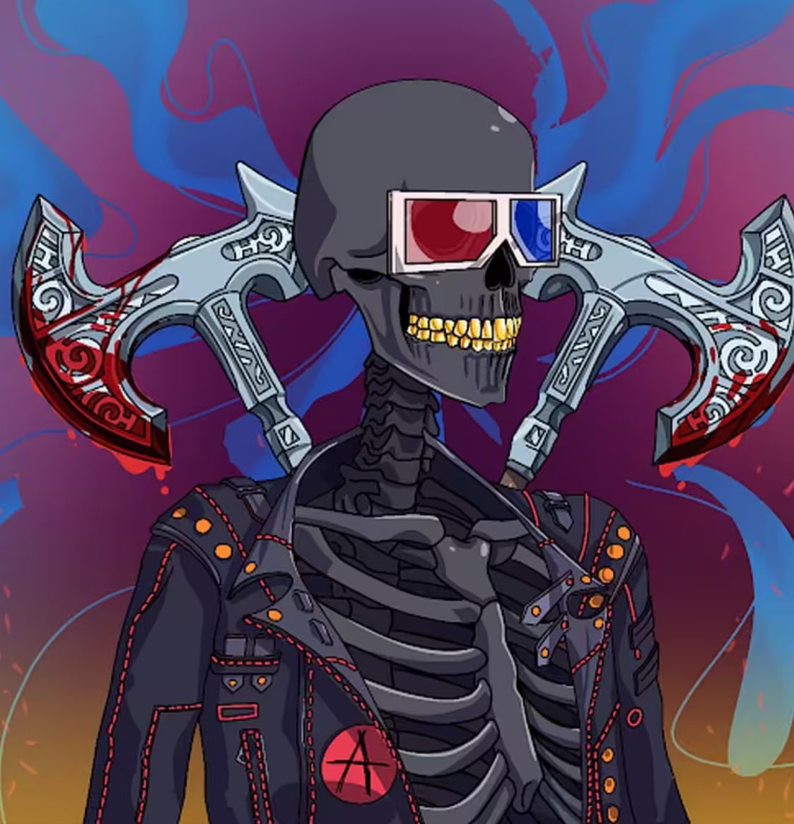 UCDFOOLS's tweet photo. @PabloHornby @0xPolygon @Underworld_NFTs #LFSKULL You Canโt Kill The Dead!!! https://t.co/NTkAddRQSo