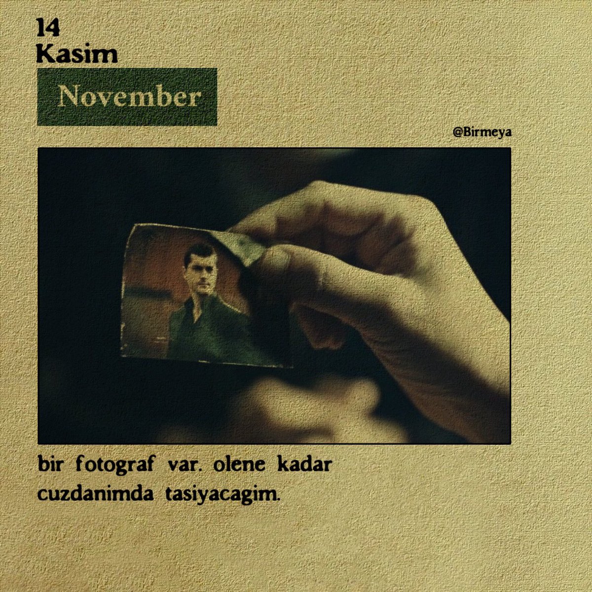 birmeya's tweet photo. 14 Kasım. https://t.co/O1otKPzotE